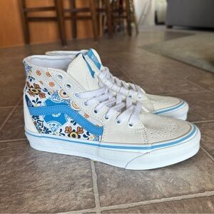 NEW Vans Patterns of World SK8-Hi | Unisex High Top Skate Shoes Limited Pattern